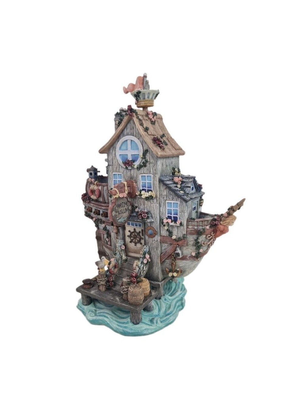Ivy & Innocence Captain Jacks Maritime Museum 05617 Porcelain Building Vntg